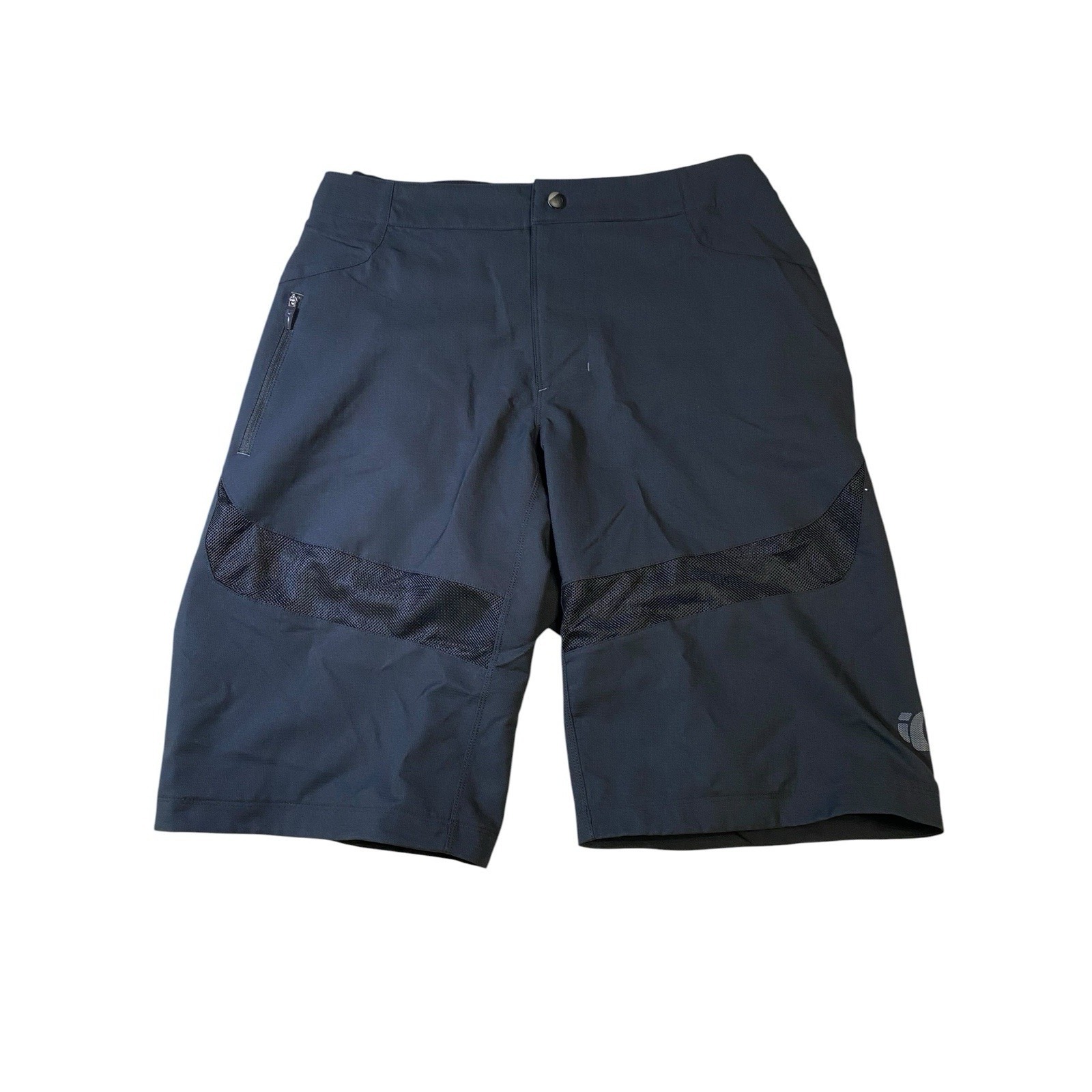 Pearl Izumi Men Rev Mountain Bike Shorts Black Mesh Ventilated Cycling Medium